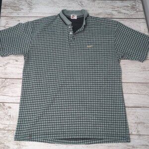 Vintage Nike Airliner Textured Polo Shirt